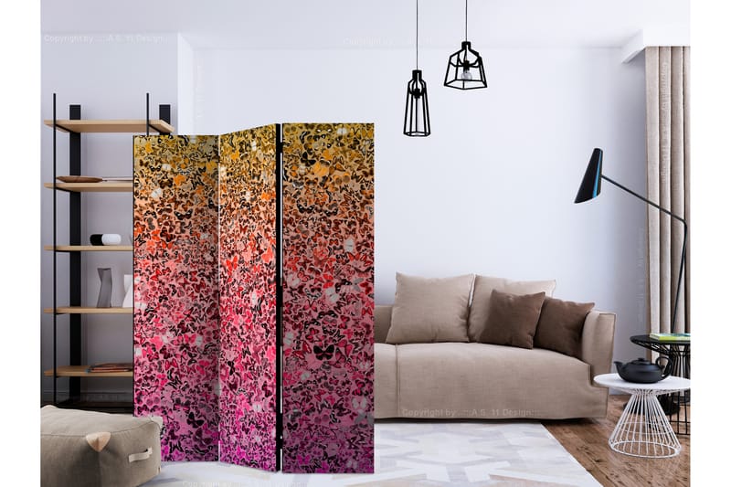 RUMSAVDELARE The Language of Butterflies 135x172 cm - Artgeist sp. z o. o. - Inredning & dekor - Dekor & inredningsdetaljer - Rumsavdelare
