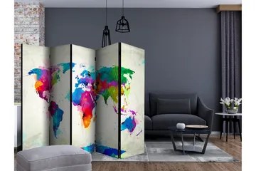Rumsavdelare - The map of happiness II 225x172 - Artgeist sp. z o. o. - Inredning & dekor - Dekor & inredningsdetaljer - Rumsavdelare