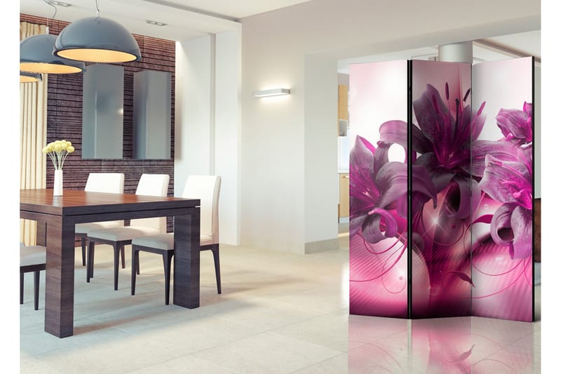 Rumsavdelare The Purple Flame 135x172 - Artgeist sp. z o. o. - Inredning & dekor - Dekor & inredningsdetaljer - Rumsavdelare