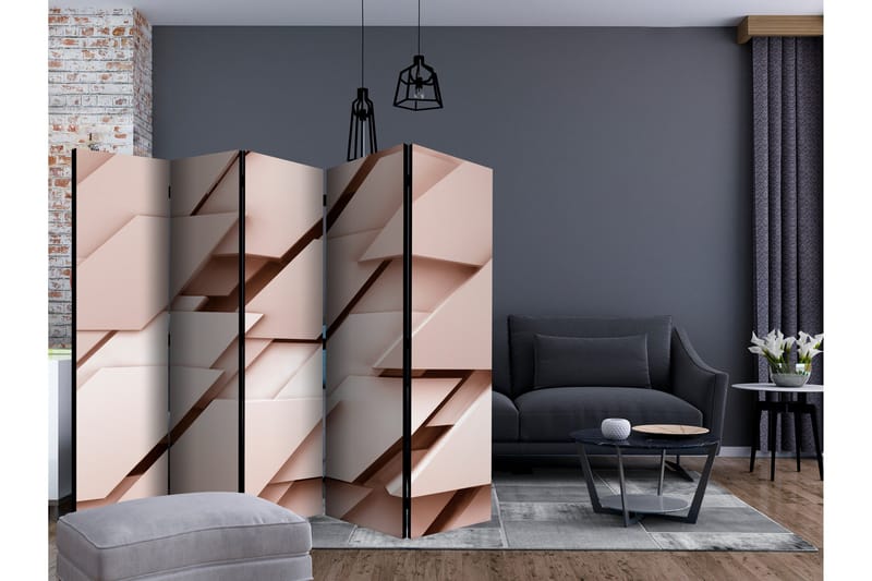 Rumsavdelare - Think Pink II 225x172 - Artgeist sp. z o. o. - Inredning & dekor - Dekor & inredningsdetaljer - Rumsavdelare
