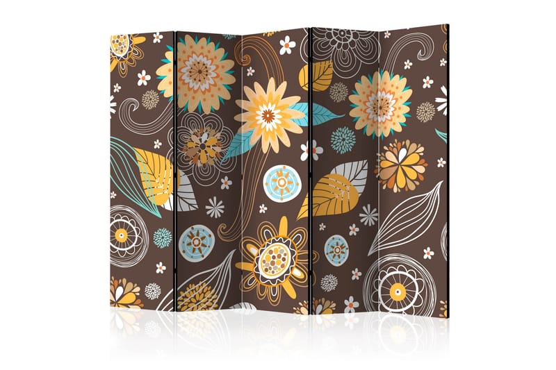 Rumsavdelare - Transparent flowers II 225x172, Artgeist sp. z o. o.