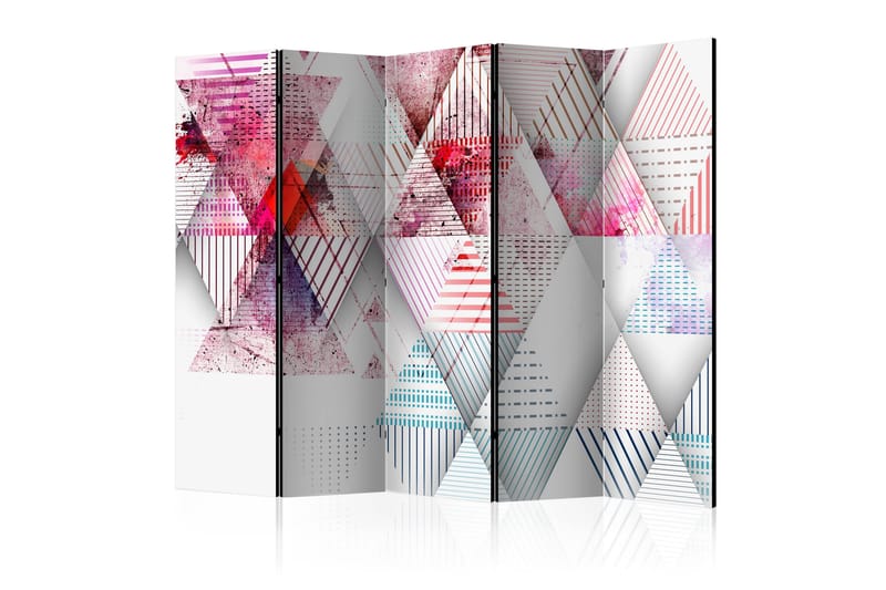RUMSAVDELARE Triangular World II 225x172 cm - Artgeist sp. z o. o. - Inredning & dekor - Dekor & inredningsdetaljer - Rumsavdelare