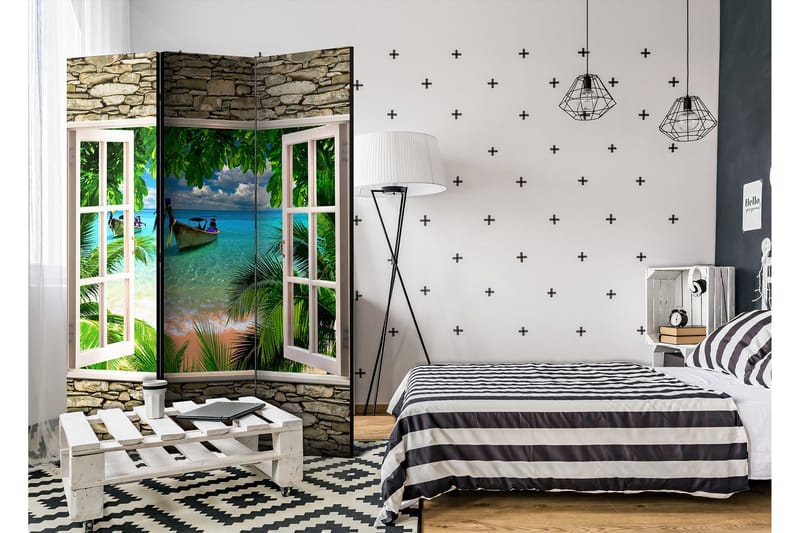 Rumsavdelare Tropical Beach 135x172 - Artgeist sp. z o. o. - Inredning & dekor - Dekor & inredningsdetaljer - Rumsavdelare