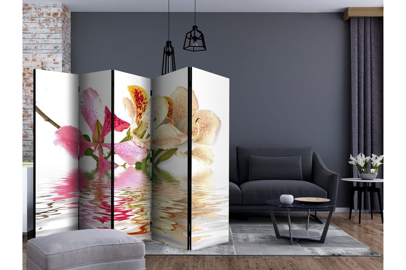 Rumsavdelare - Tropical flowers - orchid tree 225x172 - Artgeist sp. z o. o. - Inredning & dekor - Dekor & inredningsdetaljer - Rumsavdelare