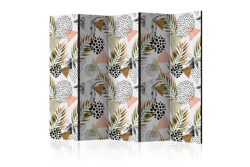 RUMSAVDELARE Tropical Geometry II 225x172 cm - Artgeist sp. z o. o. - Inredning & dekor - Dekor & inredningsdetaljer - Rumsavdelare