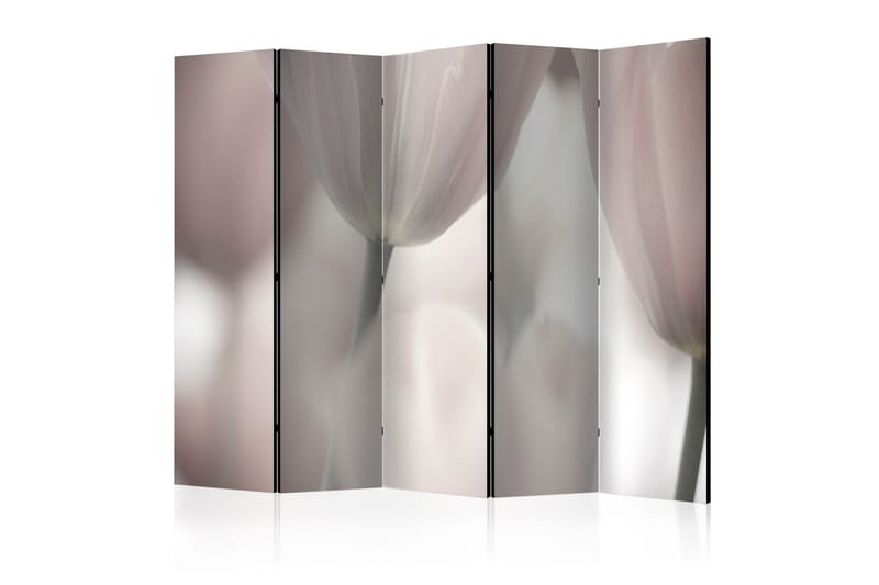 RUMSAVDELARE Tulips Fine Art - Black and White 225x172 cm - Artgeist sp. z o. o. - Rumsavdelare
