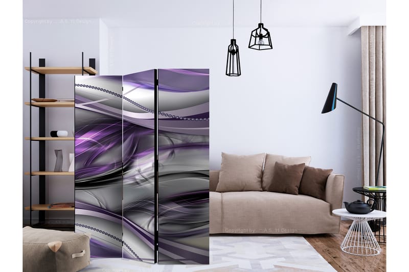 RUMSAVDELARE Tunnels Violet 135x172 cm - Artgeist sp. z o. o. - Inredning & dekor - Dekor & inredningsdetaljer - Rumsavdelare