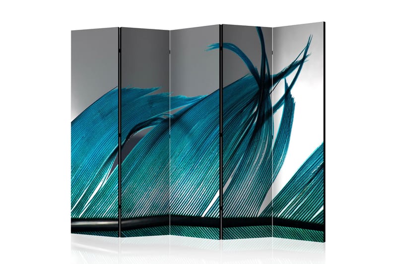 RUMSAVDELARE Turquoise Feather 225x172 - Artgeist sp. z o. o. - Inredning & dekor - Dekor & inredningsdetaljer - Rumsavdelare
