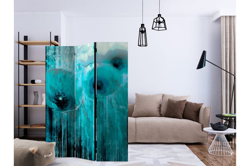 RUMSAVDELARE Turquoise Madness 135x172 cm - Artgeist sp. z o. o. - Inredning & dekor - Dekor & inredningsdetaljer - Rumsavdelare