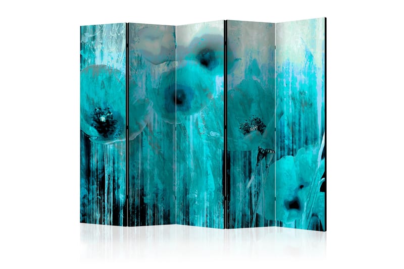 RUMSAVDELARE Turquoise Madness II 225x172 cm - Artgeist sp. z o. o. - Rumsavdelare