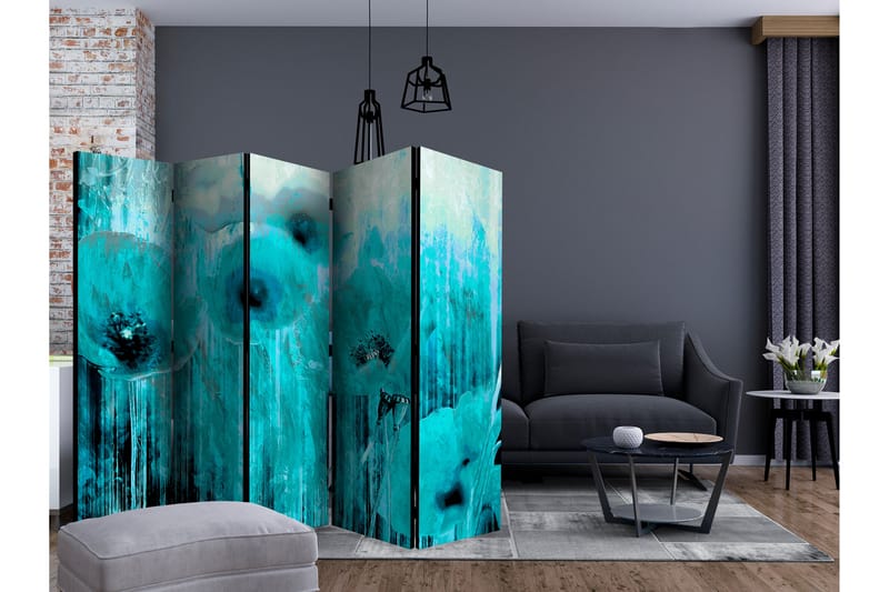 RUMSAVDELARE Turquoise Madness II 225x172 cm - Artgeist sp. z o. o. - Inredning & dekor - Dekor & inredningsdetaljer - Rumsavdelare