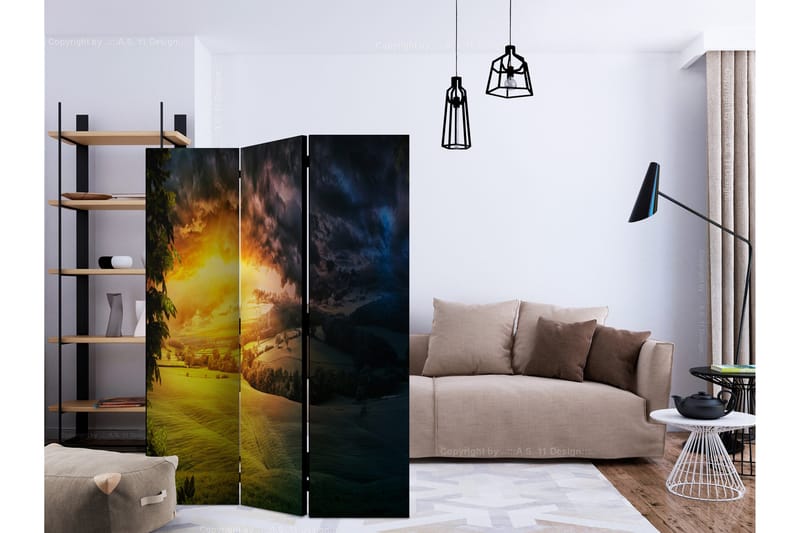 Rumsavdelare Twilight over the Valley 135x172 cm - Artgeist sp. z o. o. - Inredning & dekor - Dekor & inredningsdetaljer - Rumsavdelare