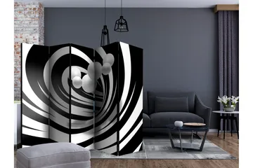Rumsavdelare - Twisted In Black & White II 225x172 - Artgeist sp. z o. o. - Inredning & dekor - Dekor & inredningsdetaljer - Rumsavdelare