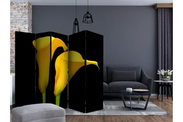 Rumsavdelare - Two yellow calla flowers 225x172 - Artgeist sp. z o. o. - Inredning & dekor - Dekor & inredningsdetaljer - Rumsavdelare