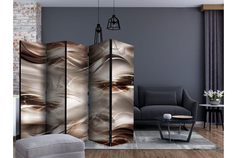 Rumsavdelare - Umber Waves II 225x172 - Artgeist sp. z o. o. - Inredning & dekor - Dekor & inredningsdetaljer - Rumsavdelare