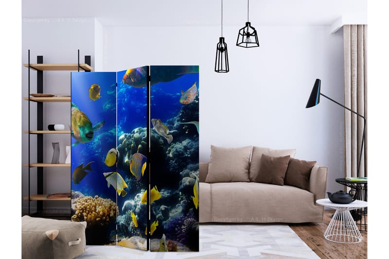 RUMSAVDELARE Underwater Adventure 135x172 cm - Artgeist sp. z o. o. - Inredning & dekor - Dekor & inredningsdetaljer - Rumsavdelare