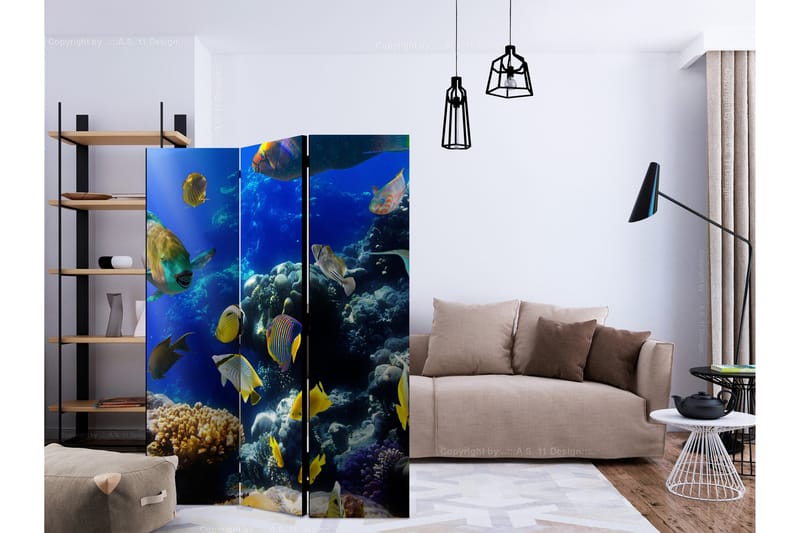 Rumsavdelare Underwater Adventure 135x172 cm - Artgeist sp. z o. o. - Inredning & dekor - Dekor & inredningsdetaljer - Rumsavdelare