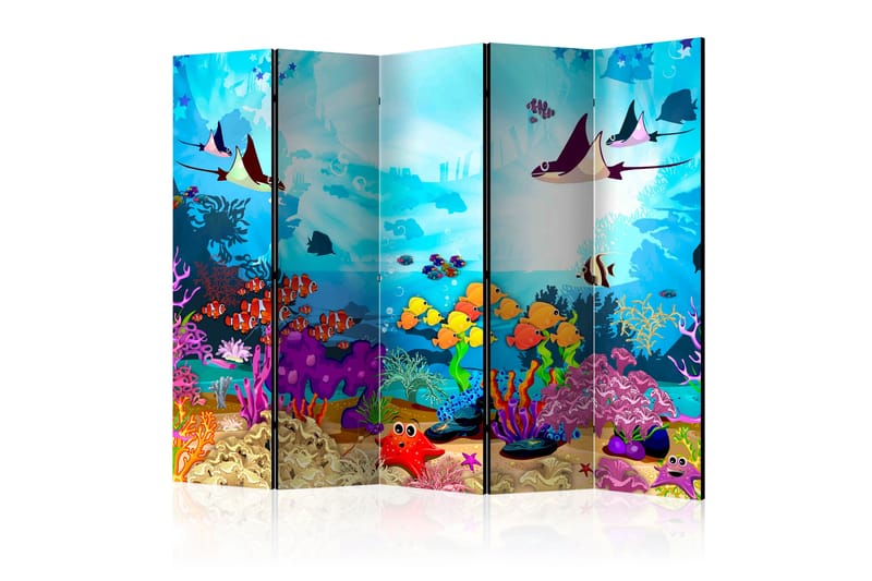 RUMSAVDELARE Underwater Fun II 225x172 cm - Artgeist sp. z o. o. - Inredning & dekor - Dekor & inredningsdetaljer - Rumsavdelare