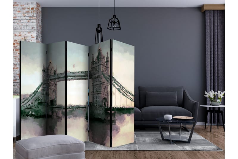Rumsavdelare - Victorian Tower Bridge II 225x172 - Artgeist sp. z o. o. - Inredning & dekor - Dekor & inredningsdetaljer - Rumsavdelare