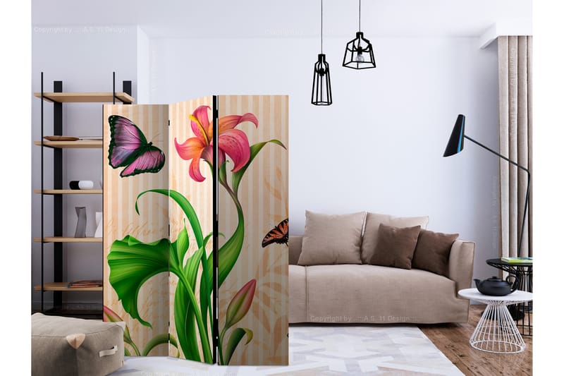RUMSAVDELARE Vintage - Spring 135x172 cm - Artgeist sp. z o. o. - Inredning & dekor - Dekor & inredningsdetaljer - Rumsavdelare