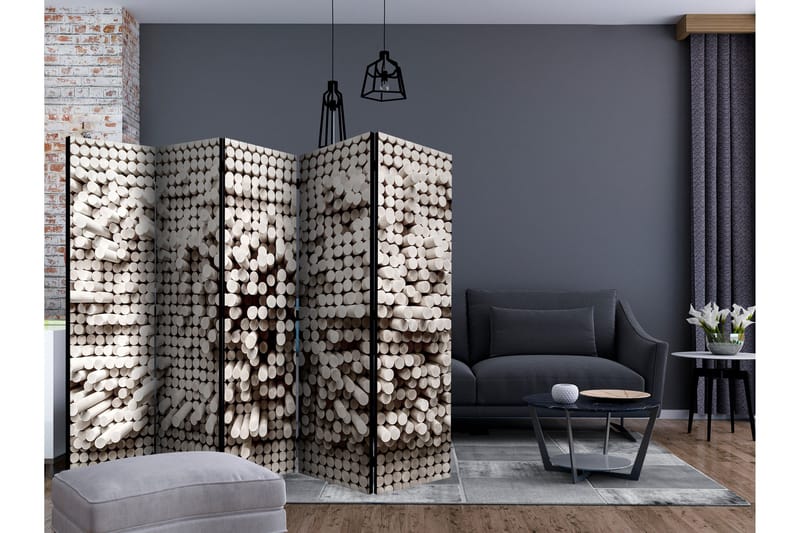 Rumsavdelare - White Fortress II 225x172 - Artgeist sp. z o. o. - Inredning & dekor - Dekor & inredningsdetaljer - Rumsavdelare