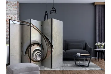 Rumsavdelare - White spiral stairs II 225x172 - Artgeist sp. z o. o. - Inredning & dekor - Dekor & inredningsdetaljer - Rumsavdelare