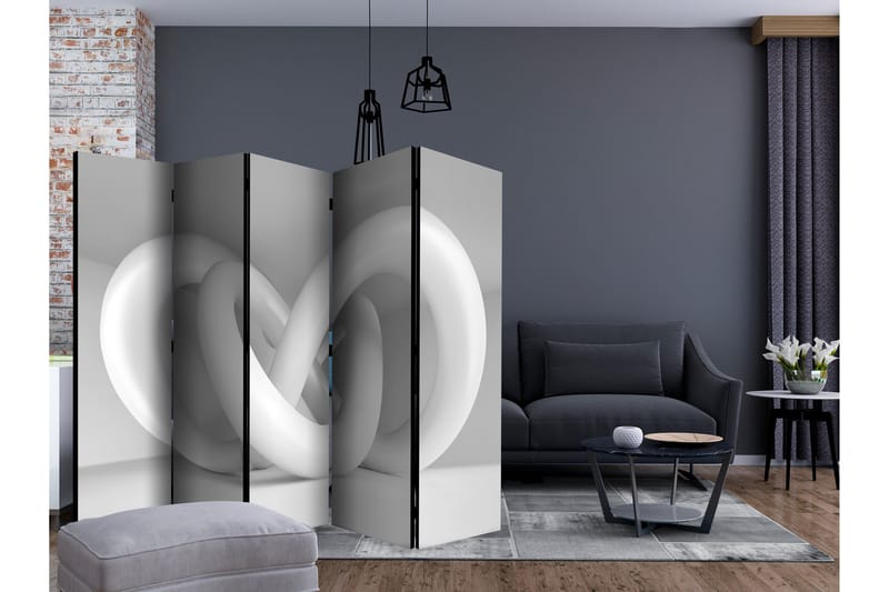 Rumsavdelare - White weave II 225x172 - Artgeist sp. z o. o. - Inredning & dekor - Dekor & inredningsdetaljer - Rumsavdelare