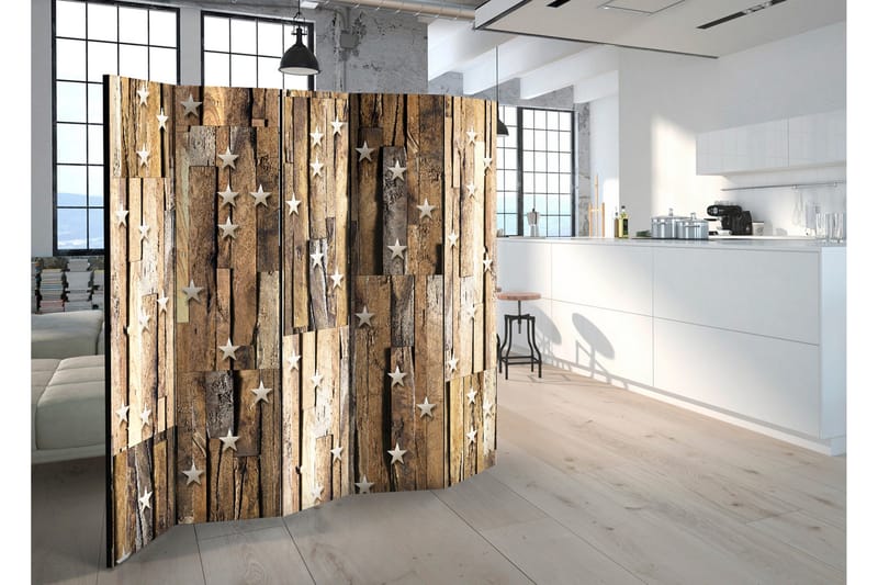 Rumsavdelare Wooden Constellation 225x172 - Artgeist sp. z o. o. - Inredning & dekor - Dekor & inredningsdetaljer - Rumsavdelare