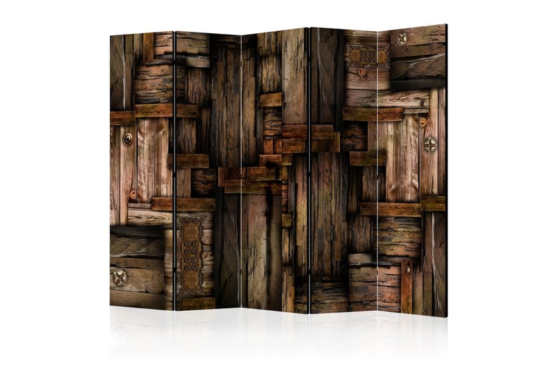 Rumsavdelare Wooden Puzzle II 225x172 cm, Artgeist sp. z o. o.