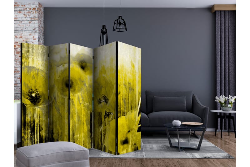 RUMSAVDELARE Yellow Madness II 225x172 cm - Artgeist sp. z o. o. - Inredning & dekor - Dekor & inredningsdetaljer - Rumsavdelare