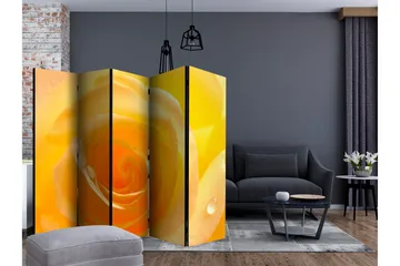 Rumsavdelare - Yellow rose II 225x172 - Artgeist sp. z o. o. - Inredning & dekor - Dekor & inredningsdetaljer - Rumsavdelare