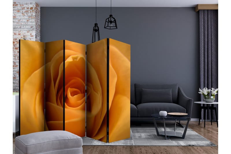 Rumsavdelare - Yellow rose – symbol friendship 225x172 - Artgeist sp. z o. o. - Inredning & dekor - Dekor & inredningsdetaljer - Rumsavdelare