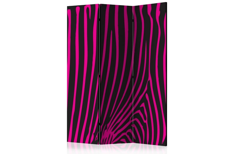 RUMSAVDELARE Zebra Pattern Violet 135x172 cm - Artgeist sp. z o. o. - Rumsavdelare