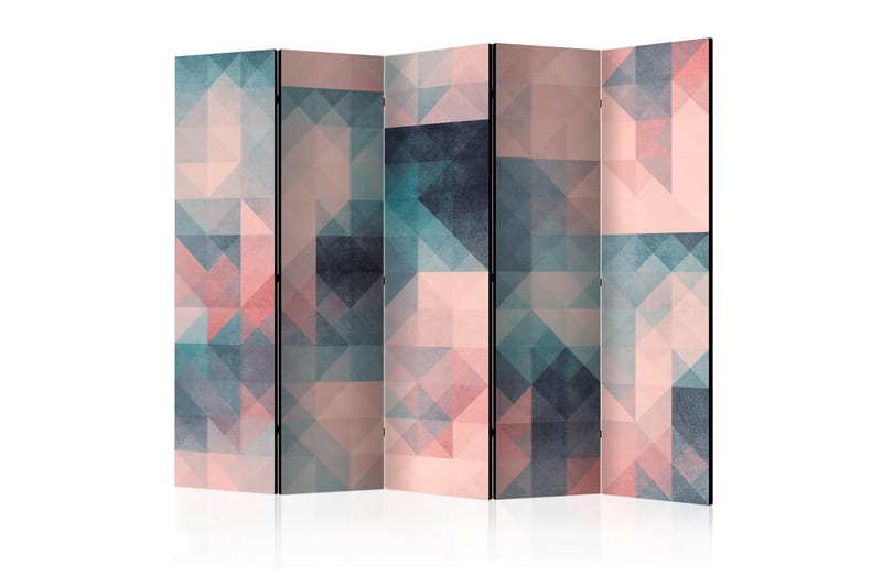 RUMSAVDELARE Pixels Green and Pink II 225x172 cm - Artgeist sp. z o. o. - Inredning & dekor - Dekor & inredningsdetaljer - Rumsavdelare