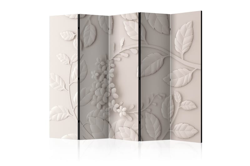RUMSAVDELARE Paper Flowers Cream II 225x172 cm - Artgeist sp. z o. o. - Inredning & dekor - Dekor & inredningsdetaljer - Rumsavdelare