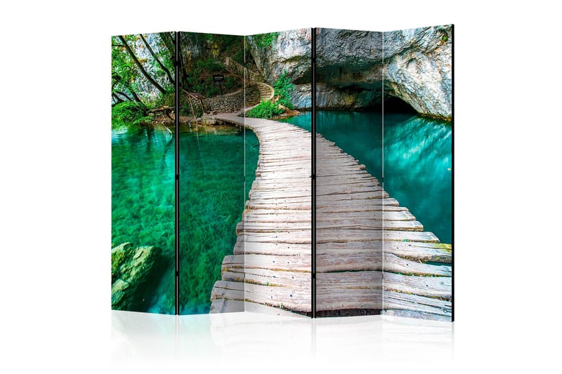 RUMSAVDELARE Plitvice Lakes National Park 225x172 cm - Artgeist sp. z o. o. - Rumsavdelare