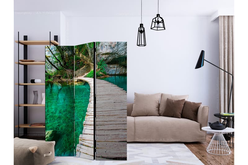 RUMSAVDELARE Plitvice Lakes National Park 135x172 cm - Artgeist sp. z o. o. - Inredning & dekor - Dekor & inredningsdetaljer - Rumsavdelare