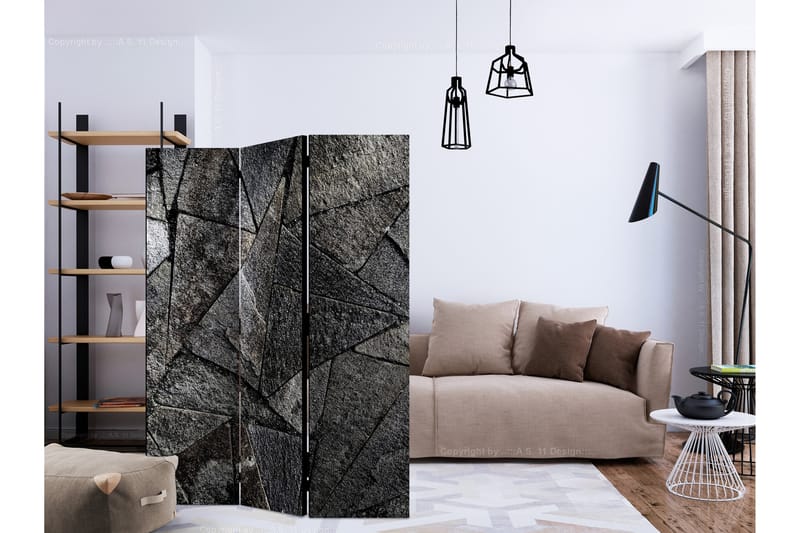 RUMSAVDELARE Pavement Tiles Grey 135x172 cm - Artgeist sp. z o. o. - Inredning & dekor - Dekor & inredningsdetaljer - Rumsavdelare
