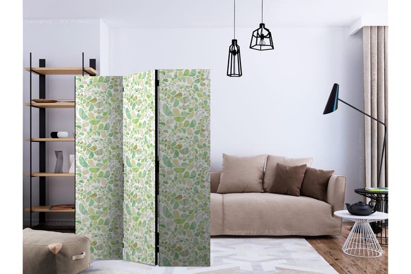 RUMSAVDELARE Plants Stained Glass 135x172 cm - Artgeist sp. z o. o. - Inredning & dekor - Dekor & inredningsdetaljer - Rumsavdelare