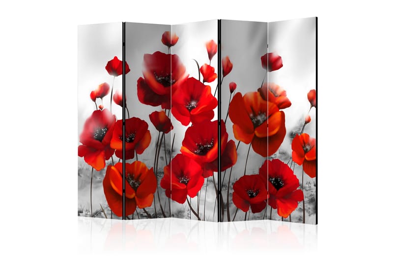 RUMSAVDELARE Poppies in the Moonlight II 225x172 cm - Artgeist sp. z o. o. - Inredning & dekor - Dekor & inredningsdetaljer - Rumsavdelare