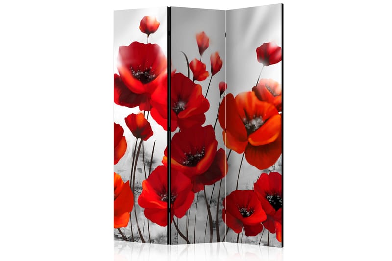 RUMSAVDELARE Poppies in the Moonlight 135x172 cm - Artgeist sp. z o. o. - Rumsavdelare