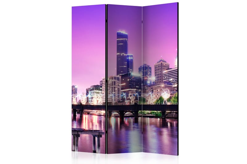 RUMSAVDELARE Purple Melbourne 135x172 cm - Artgeist sp. z o. o. - Inredning & dekor - Dekor & inredningsdetaljer - Rumsavdelare