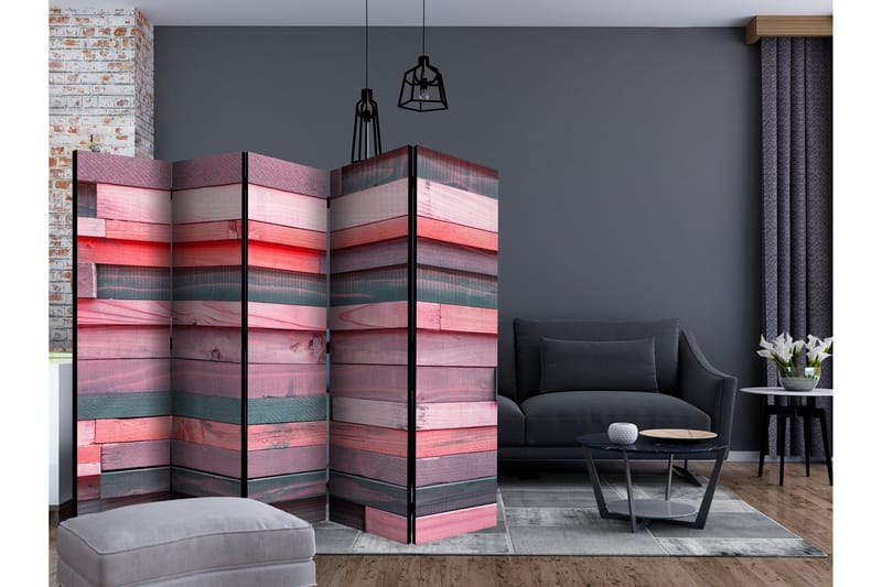 Rumsavdelare - Pink Manor II 225x172 - Artgeist sp. z o. o. - Inredning & dekor - Dekor & inredningsdetaljer - Rumsavdelare