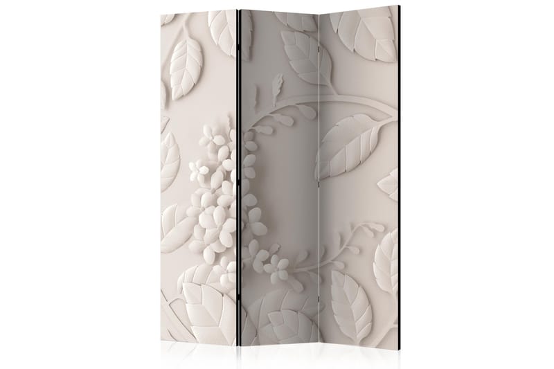 Rumsavdelare Paper Flowers Cream 135x172 cm, Artgeist sp. z o. o.