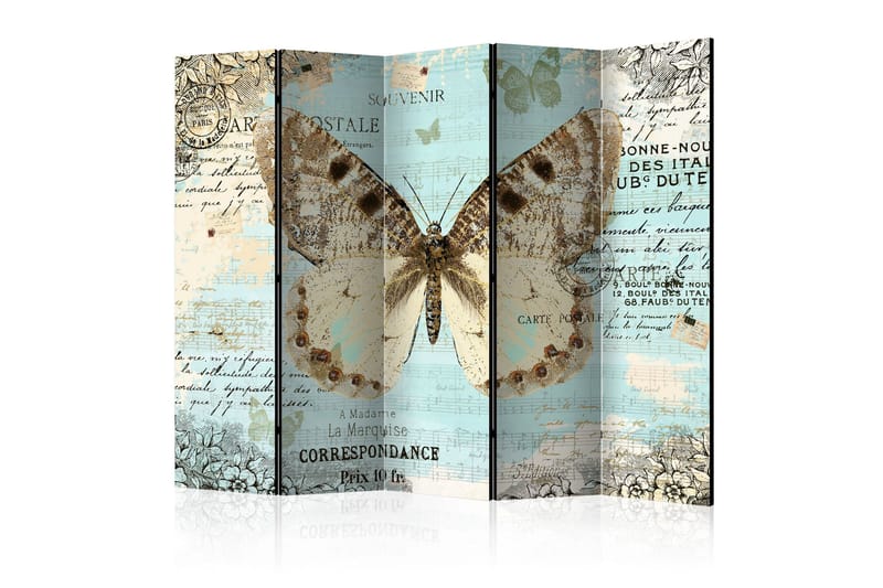 Rumsavdelare - Postcard with butterfly II 225x172, Artgeist sp. z o. o.
