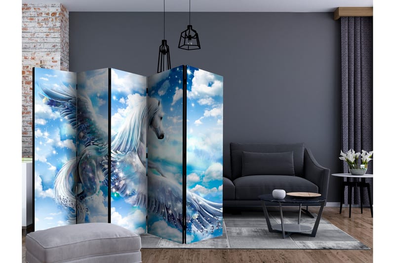 Rumsavdelare - Pegasus (Blue) II 225x172 - Artgeist sp. z o. o. - Inredning & dekor - Dekor & inredningsdetaljer - Rumsavdelare