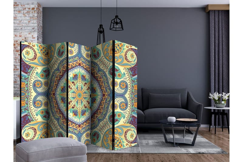 Rumsavdelare - Pastel mosaic II 225x172 - Artgeist sp. z o. o. - Inredning & dekor - Dekor & inredningsdetaljer - Rumsavdelare