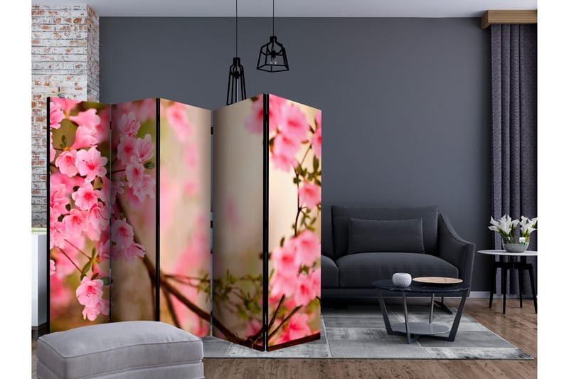 Rumsavdelare - Pink azalea II 225x172 - Artgeist sp. z o. o. - Inredning & dekor - Dekor & inredningsdetaljer - Rumsavdelare