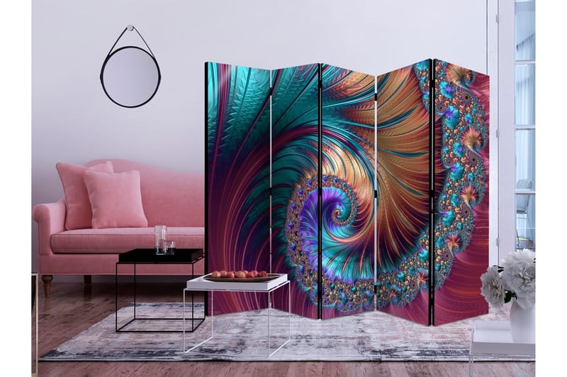 Rumsavdelare Peacock Tail 225x172 - Artgeist sp. z o. o. - Inredning & dekor - Dekor & inredningsdetaljer - Rumsavdelare