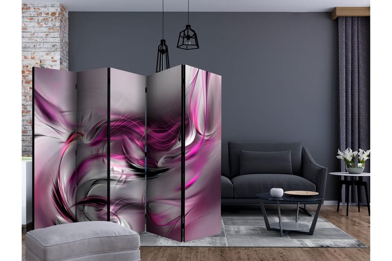 Rumsavdelare - Pink Swirls II II 225x172 - Artgeist sp. z o. o. - Inredning & dekor - Dekor & inredningsdetaljer - Rumsavdelare